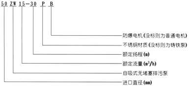 ZW型自吸式无堵塞排污泵